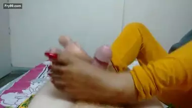 Indian Wife In Yellow Churidaar ? Movies