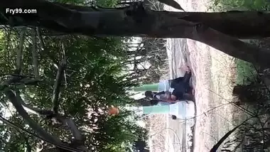 College lover outdoor fucking I?n dress