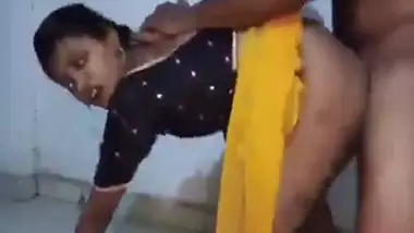 The owner bangs his maid hard in the doggy style